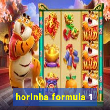 horinha formula 1